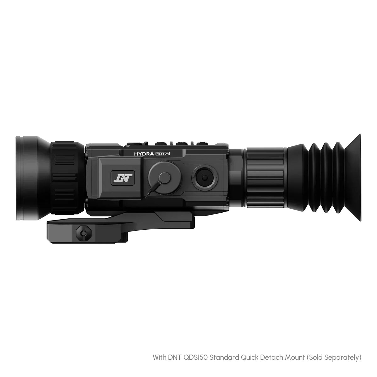 HYDRA H550R night vision optic with QDS150 quick detach mount on a white background