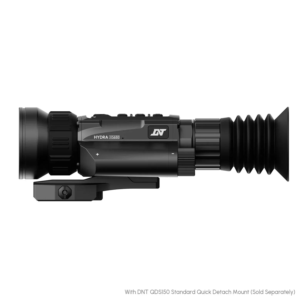 Hydra HS650 night vision optic with a quick detach mount on a white background