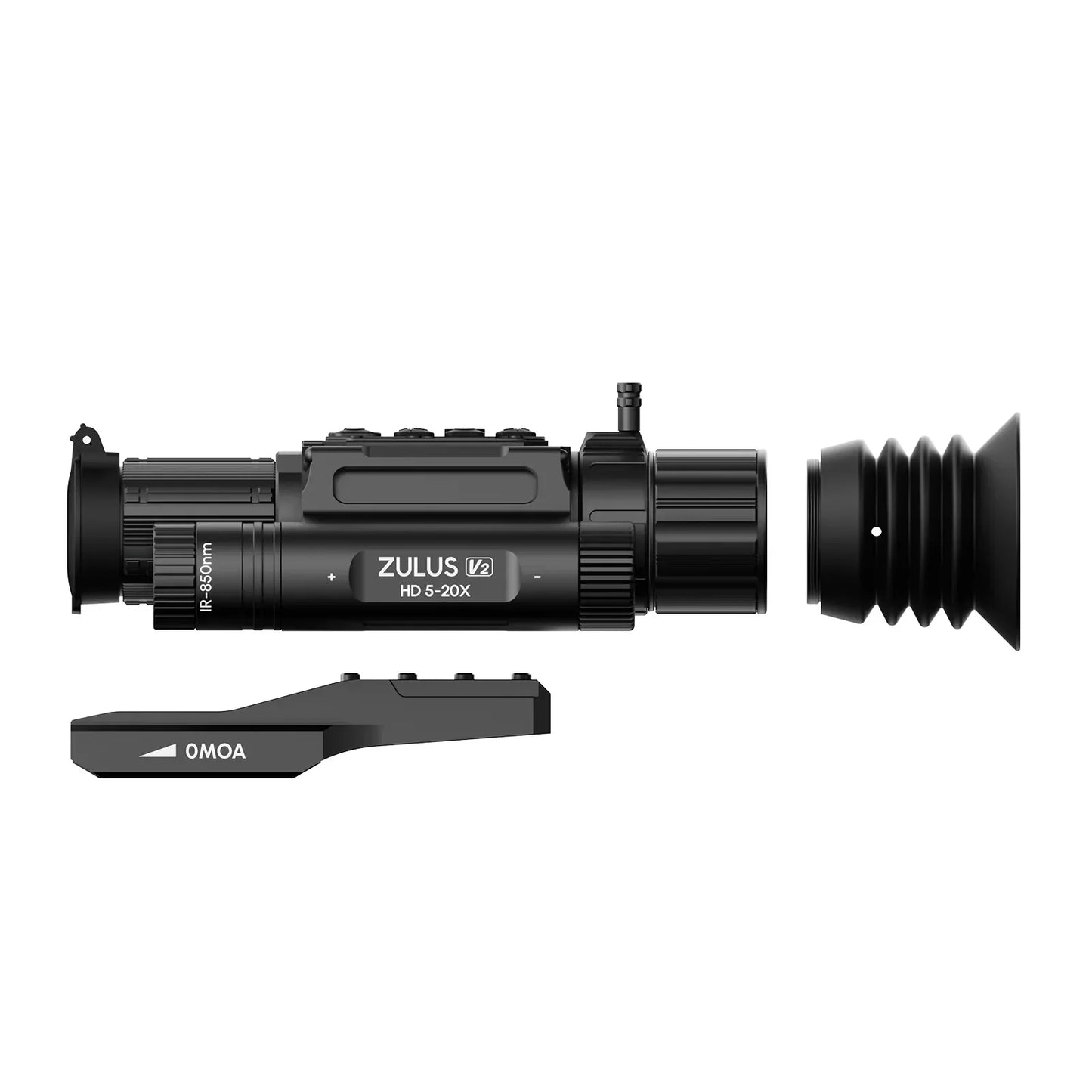 DNT ZHD520-V2 ZULUS HD V2 5-20X Digital Night Vision Scope