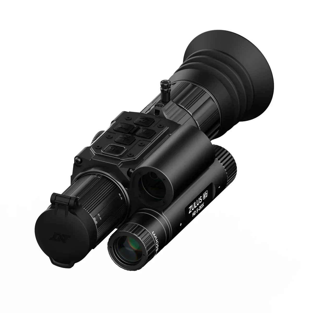 Zulus HD-5-30X digital night vision scope on a white background