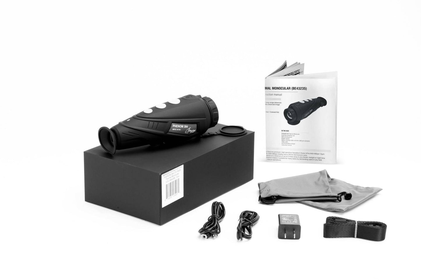 Bering Optics Phenom 384 35mm Thermal Monocular - NVU