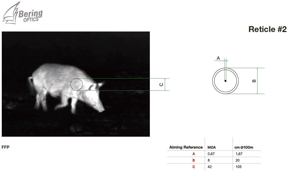 Bering Optics Super Hogster A3 35mm Thermal Scope - NVU