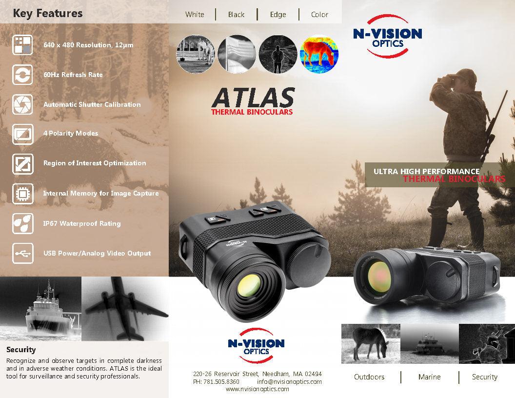 N-Vision ATLAS Thermal Binocular 640 50mm - NVU