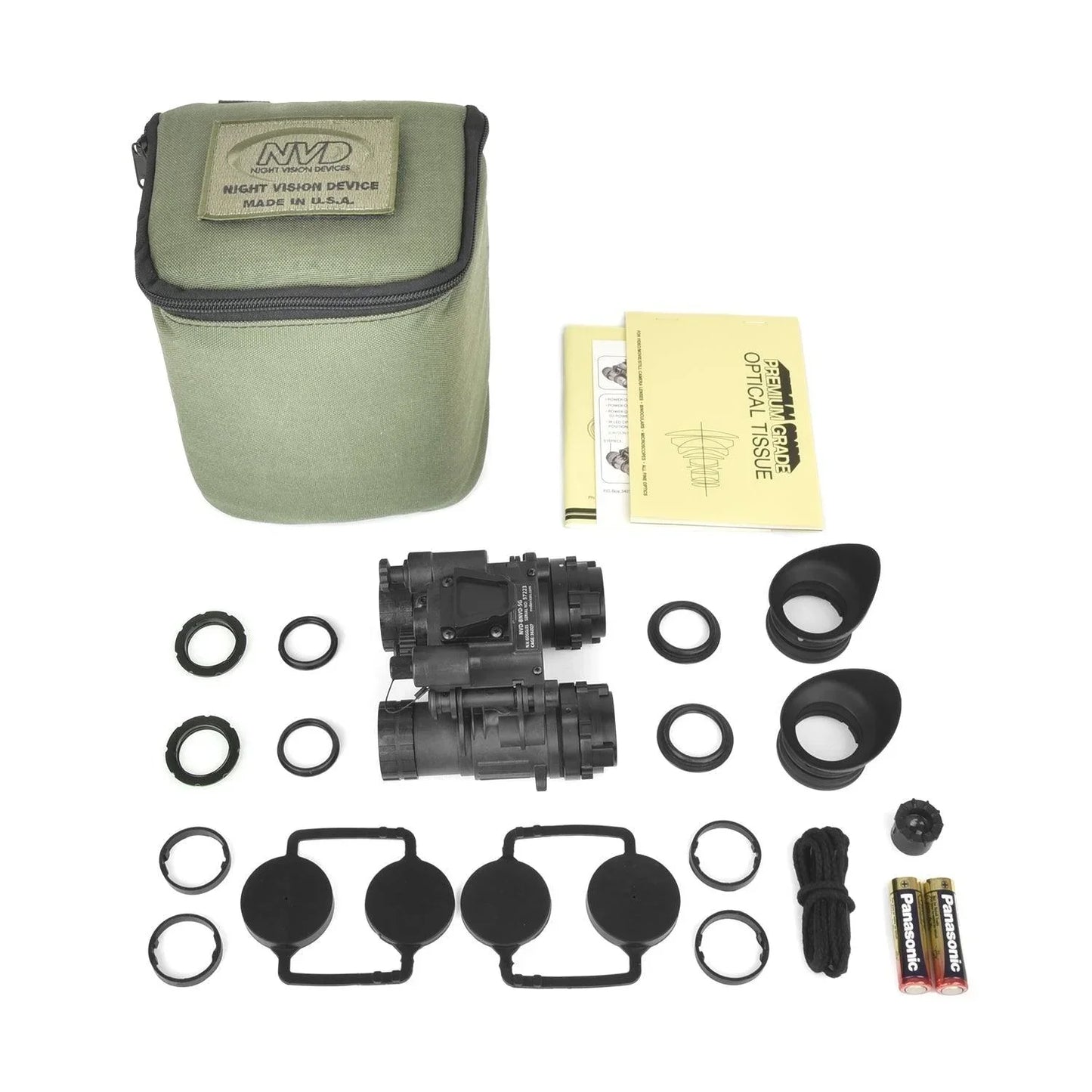 NVD BNVD-SG Gen 3 Night Vision Binocular White Phosphor Elbit Thin Filmed, Min FOM 1536 - Night Vision Universe