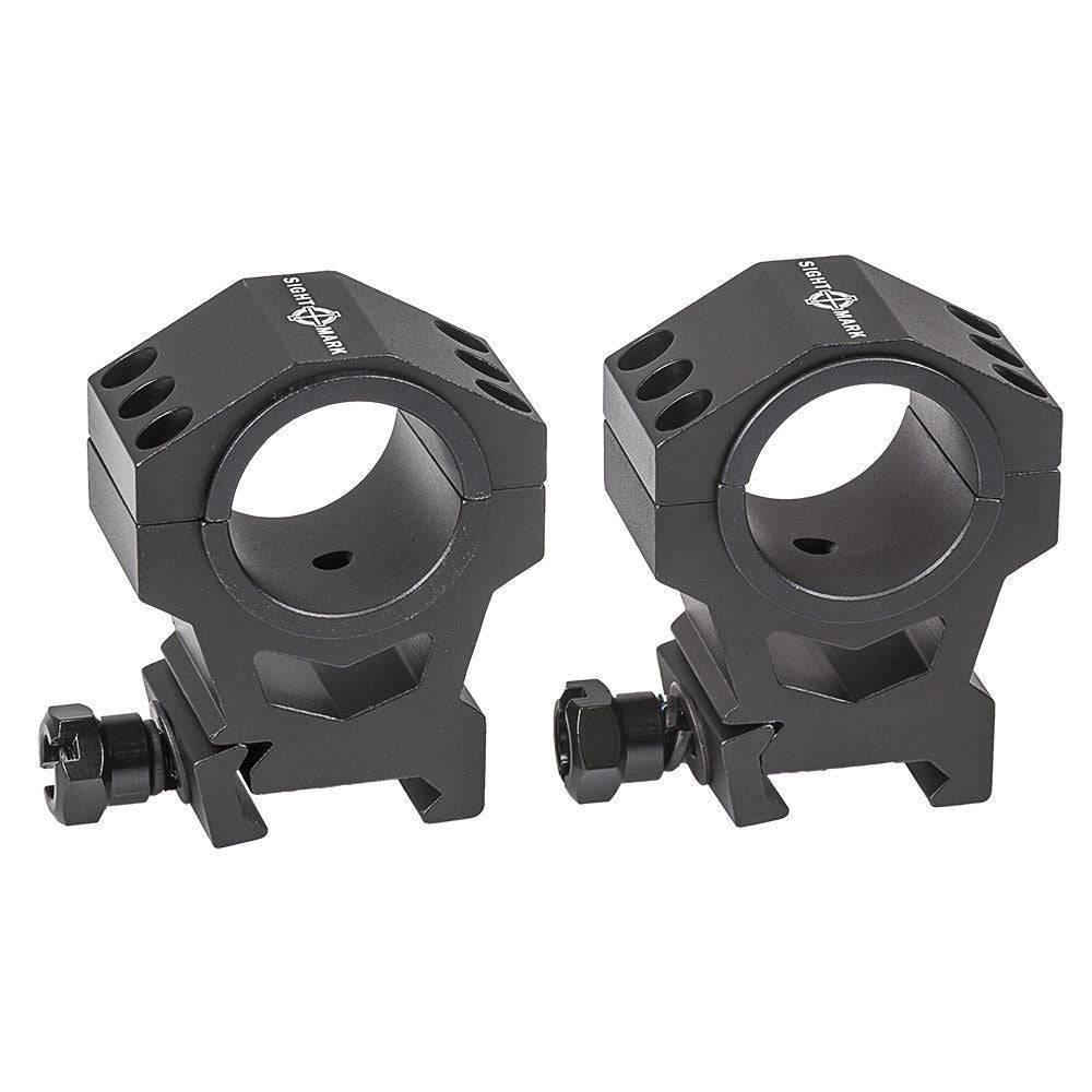 Sightmark Mounting Picatinny Rings (2) High Height - NVU