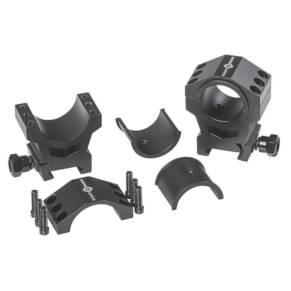 Sightmark Mounting Picatinny Rings (2) High Height - NVU