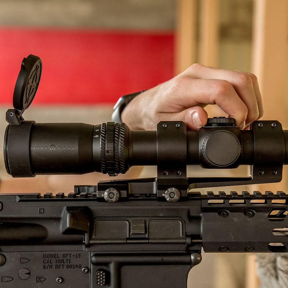 Sightmark Tactical 30mm/1in LQD Quick Detach Cantilever Mount - NVU