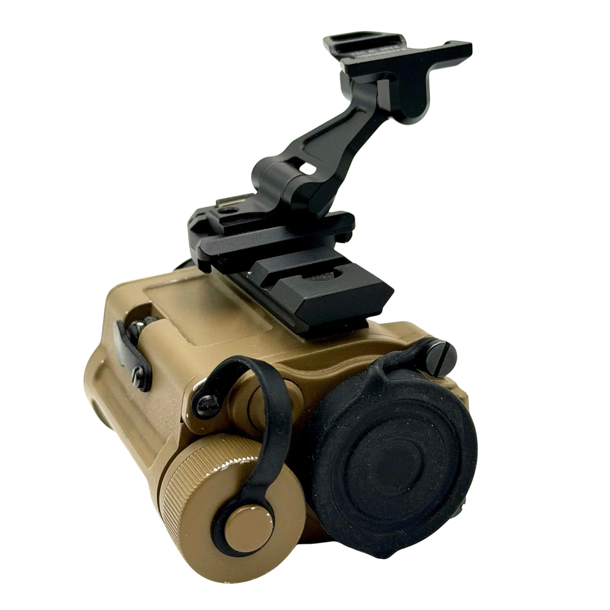 InfiRay RICO MICRO V2 RH25 thermal monocular with helmet mount setup