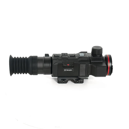 Nocpix thermal imaging scope with red accent, night vision optics for hunting or surveillance