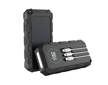 AGM Wireless Charging Solar Powerbank