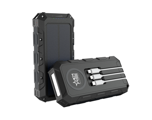 AGM Wireless Charging Solar Powerbank