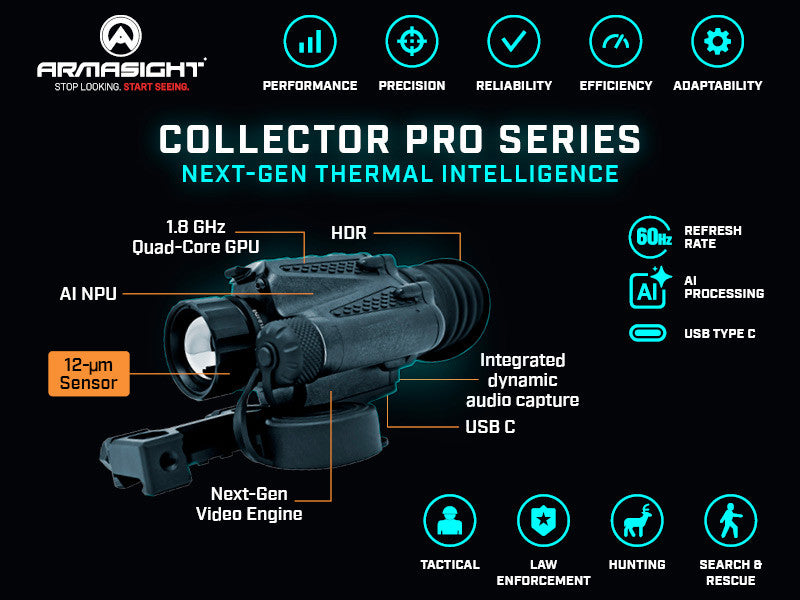 Armasight Collector Pro 640 1.5-6x25 Compact Thermal Scope