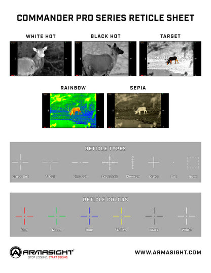 Armasight Commander Pro 640 3-12x50 Thermal Scope