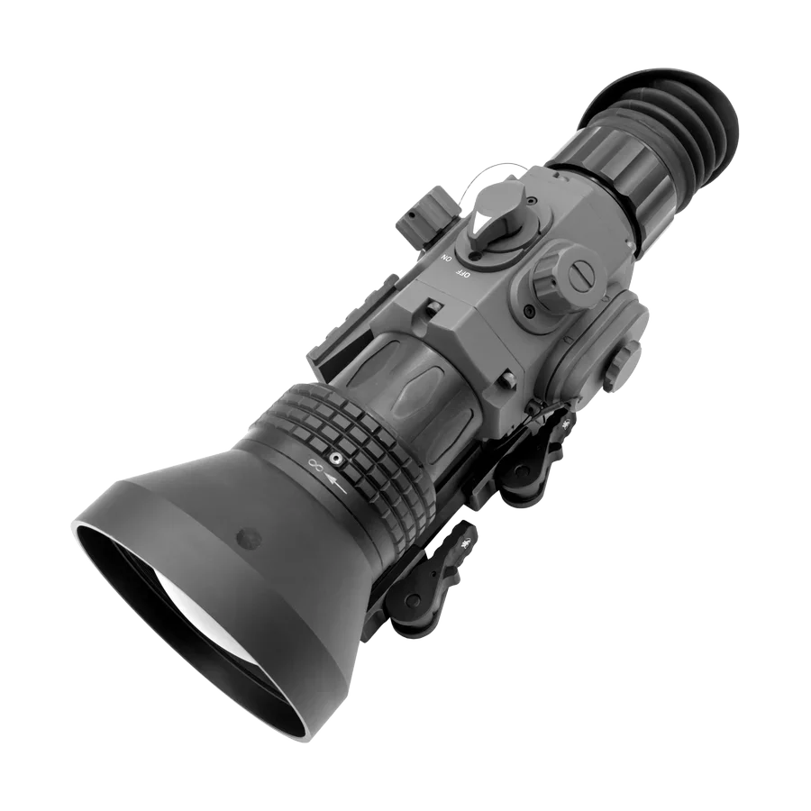 75mm night vision scope with focus adjustment and rubber eyepiece for low-light optics