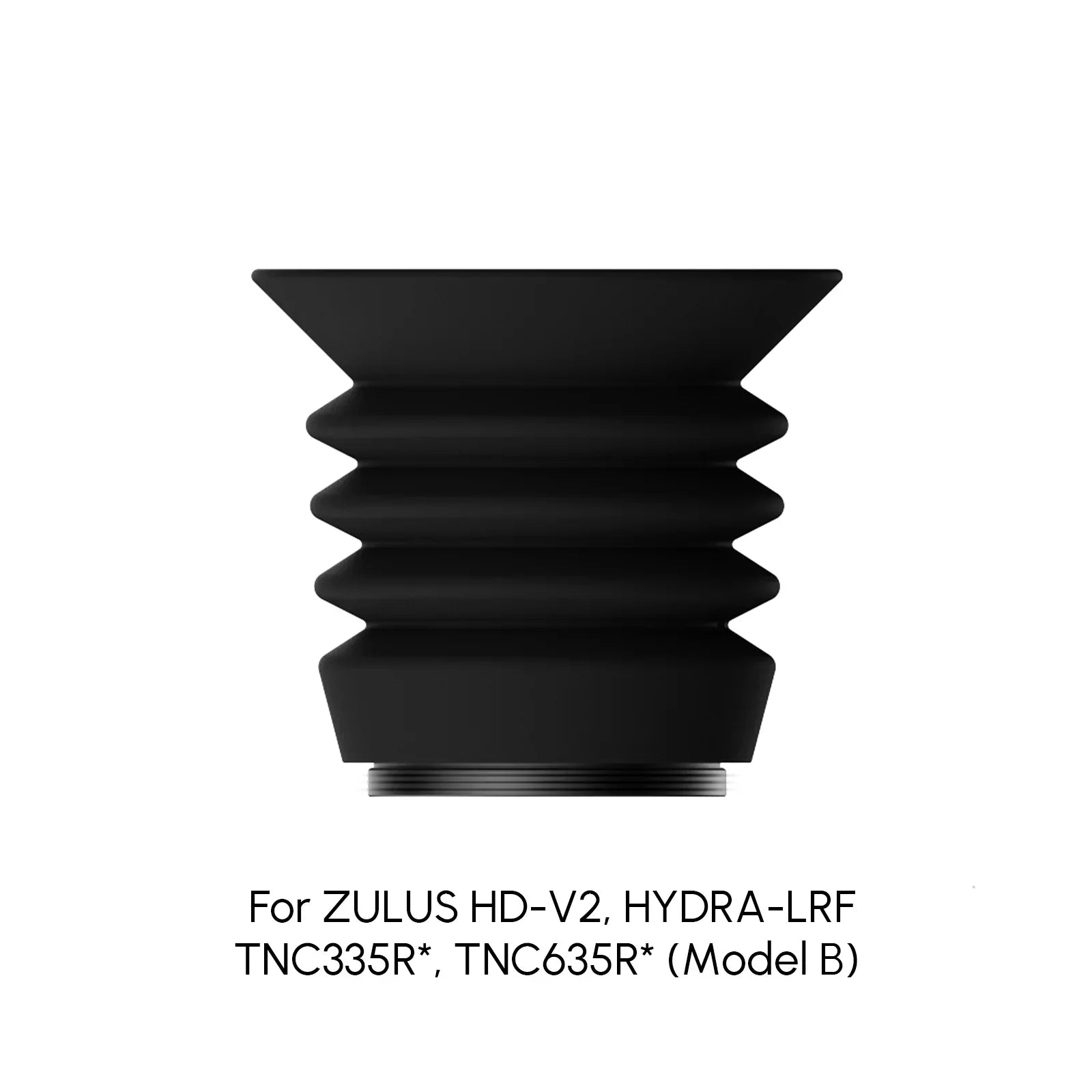 Black rubber eyecup accessory for ZULUS HD-V2, HYDRA-LRF, TNC335R, TNC635R night vision scopes