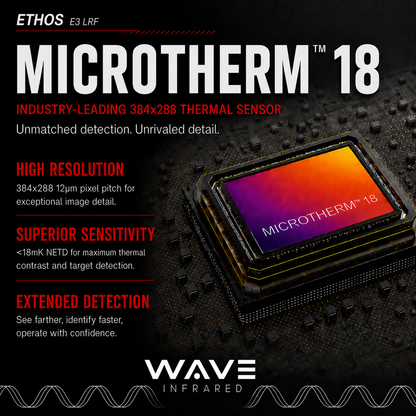 Wave Infrared ETHOS E3 LRF Extreme Thermal Scope 384 44mm