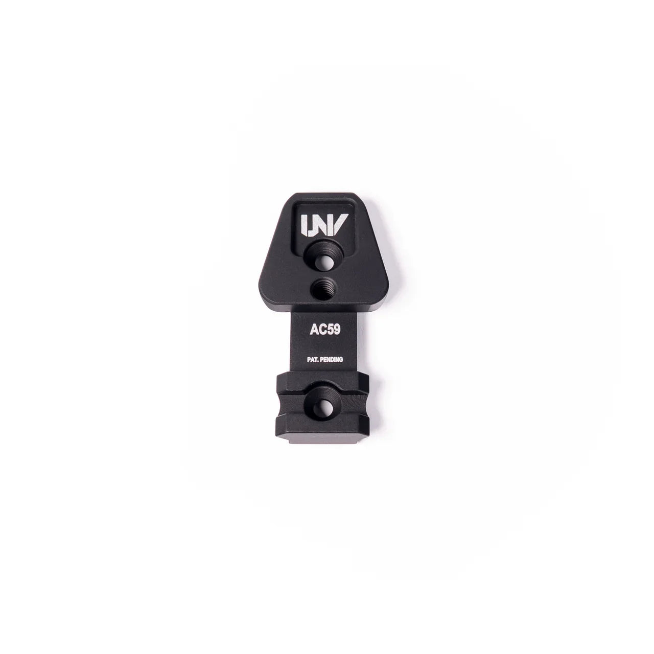 black night vision optic mount accessory labeled AC59 on white background