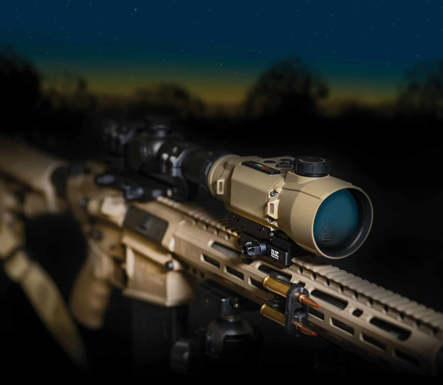 InfiRay Outdoor RICO HYBRID HCH50R 640/10um 50mm 3.5X LRF Thermal Scope/Clip On Scope