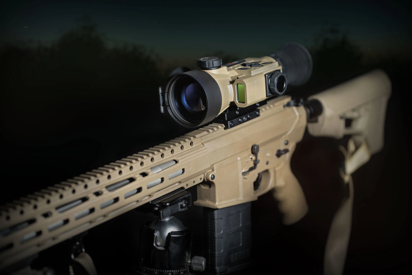 InfiRay Outdoor RICO HYBRID HCH50R 640/10um 50mm 3.5X LRF Thermal Scope/Clip On Scope
