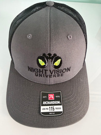 Night Vision Universe Hat - Adjustable Trucker Hat, Low Profile Crown