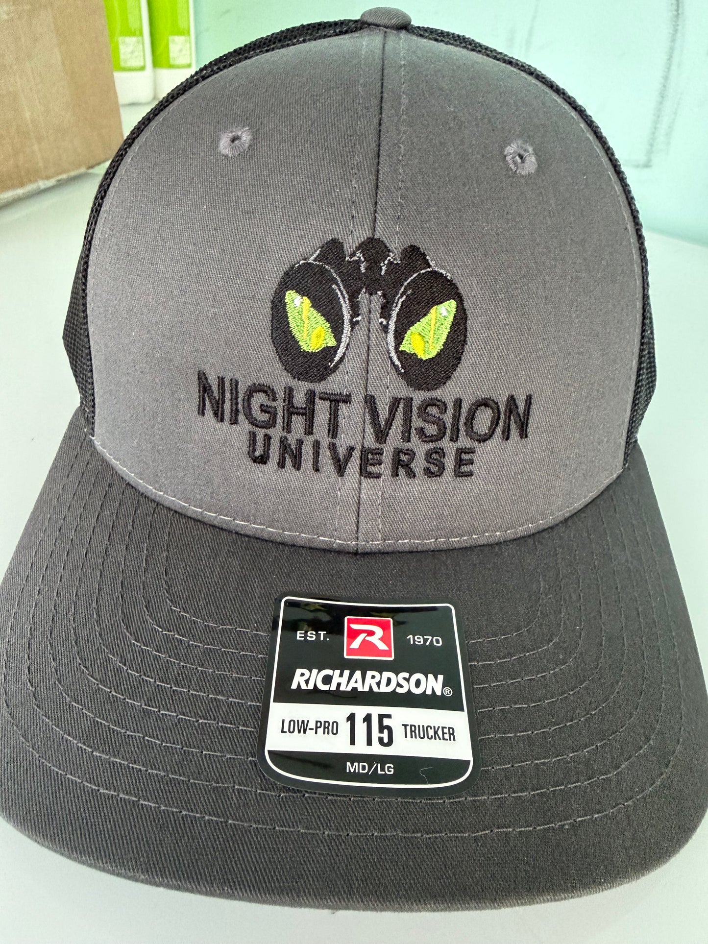 Night Vision Universe Hat - Adjustable Trucker Hat, Low Profile Crown