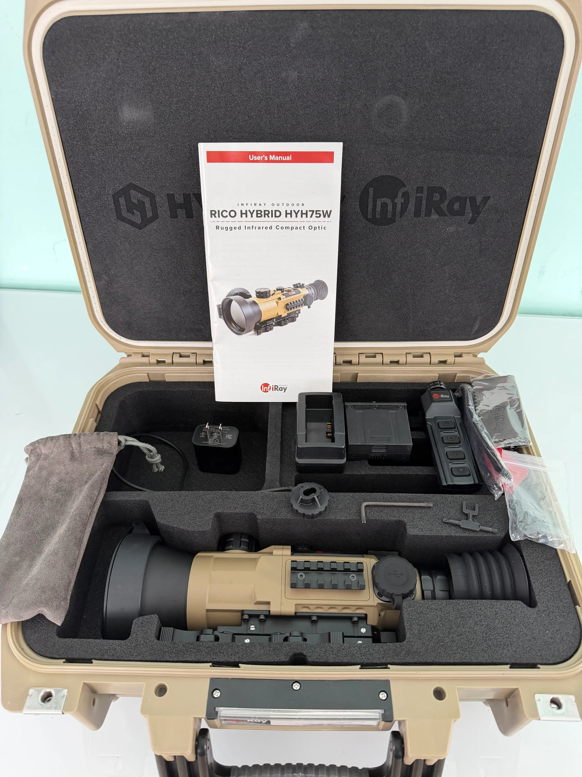InfiRay Outdoor RICO HYBRID HYH75W 640 75mm 4X Thermal Scope/Clip On Sight 🔥DEMO🔥 + Free LRF