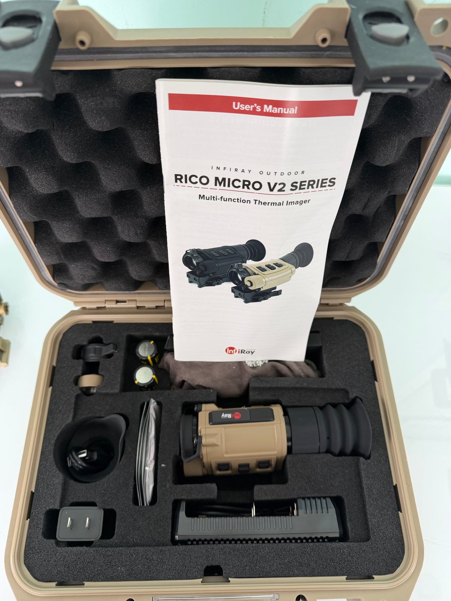 InfiRay Outdoor RICO MICRO V2 RH25 640 25mm Thermal Monocular 🔥DEMO🔥 +  Full Helmet Setup