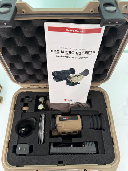 InfiRay Outdoor RICO MICRO V2 RH25 640 25mm Thermal Monocular 🔥DEMO🔥 +  Full Helmet Setup