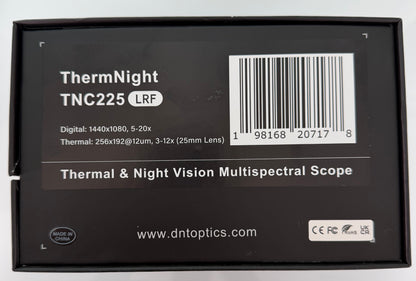 DNT ThermNight 256 LRF Thermal & Night Vision Multispectral Scope Open Box
