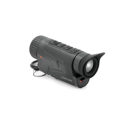 Noctpit LUMI L35R thermal night vision monocular with lens cap open, black textured body