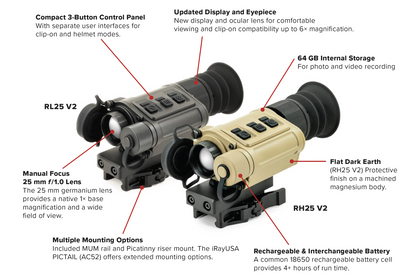 InfiRay Outdoor RICO MICRO V2 RL25 384 25mm Thermal Monocular