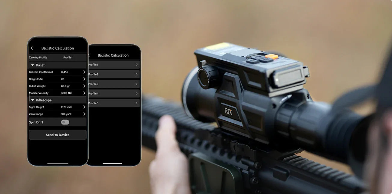 RIX DBH D12 LRF 1280 12um 50hz 3x 75mm Thermal Scope