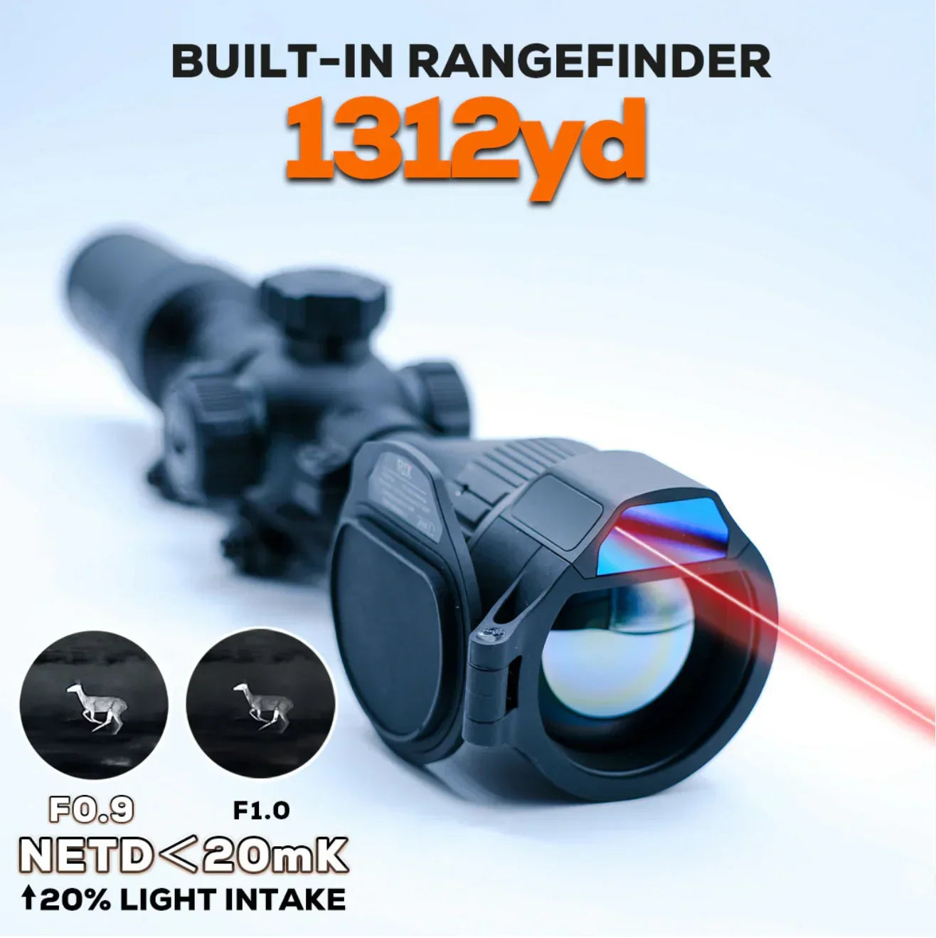 RIX LEAP L6R 640 LRF Continuous Optical Zoom Thermal Scope 50mm