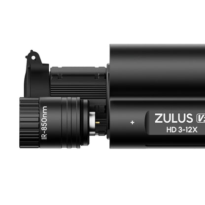 DNT ZHD312R-V2 ZULUS HD V2 3-12X Digital Night Vision Scope w/LRF