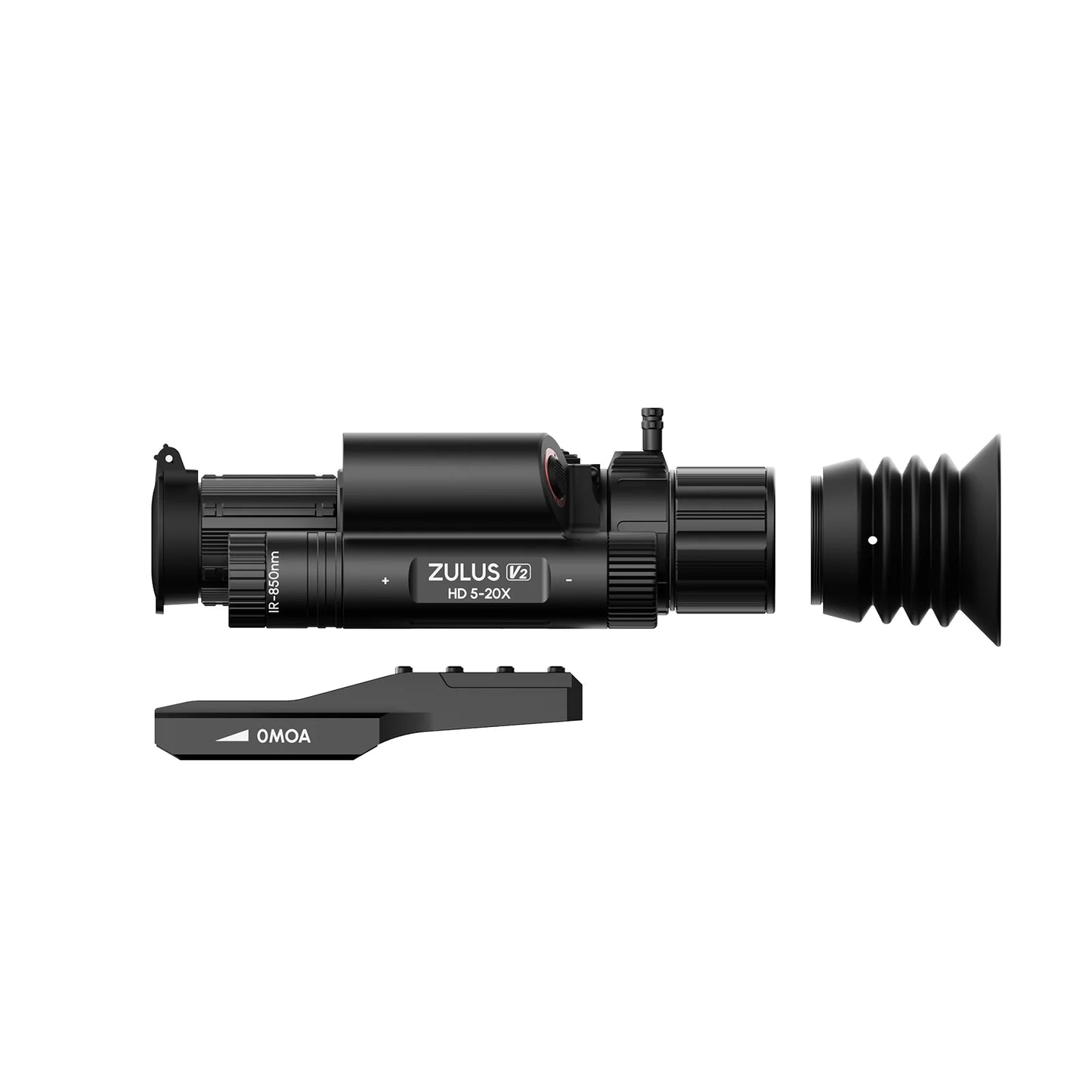 DNT ZHD520R-V2 ZULUS HD V2 5-20X Digital Night Vision Scope w/LRF