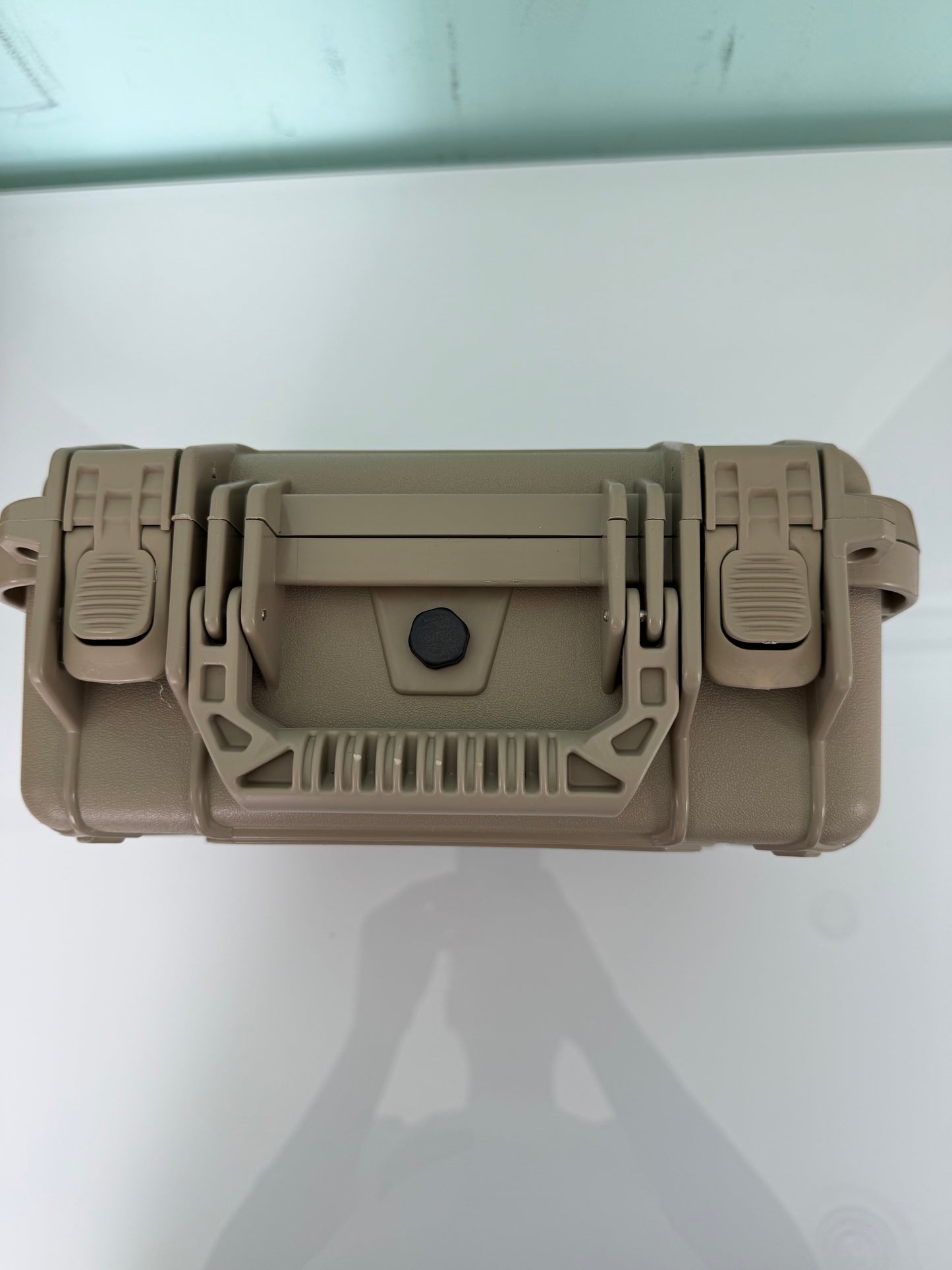 Condition 1 Small 11" Hard Case Empty w/ Dividers - Tan #184 - Night Vision Universe