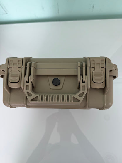 Condition 1 Small 11" Hard Case Empty w/ Dividers - Tan #184 - Night Vision Universe