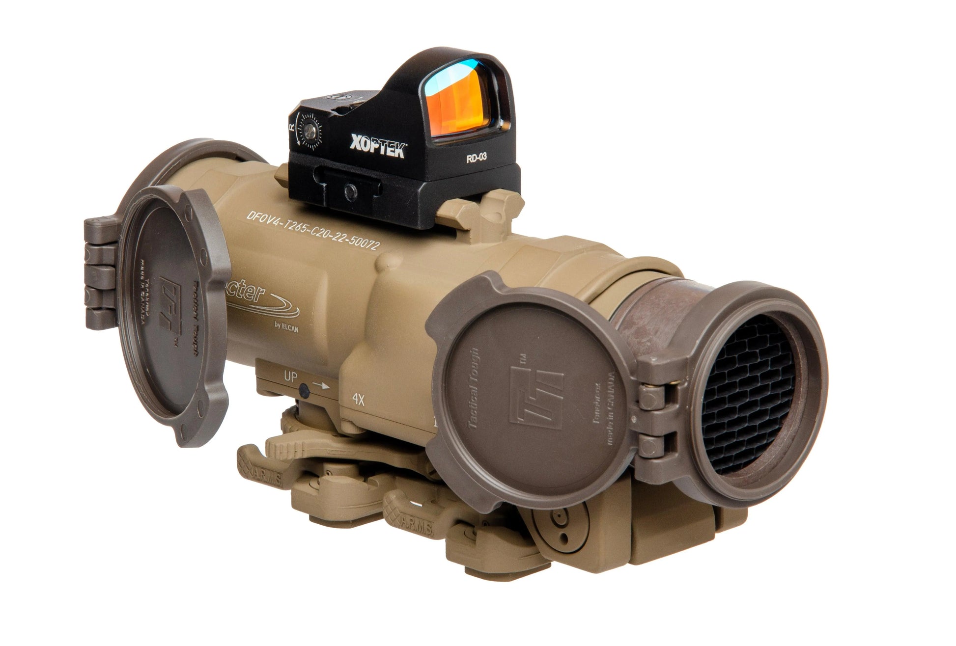 ELCAN SpecterDR Rifle Scope 5.56 DFOV4-T265-C10 1x-4x Tan - Night Vision Universe