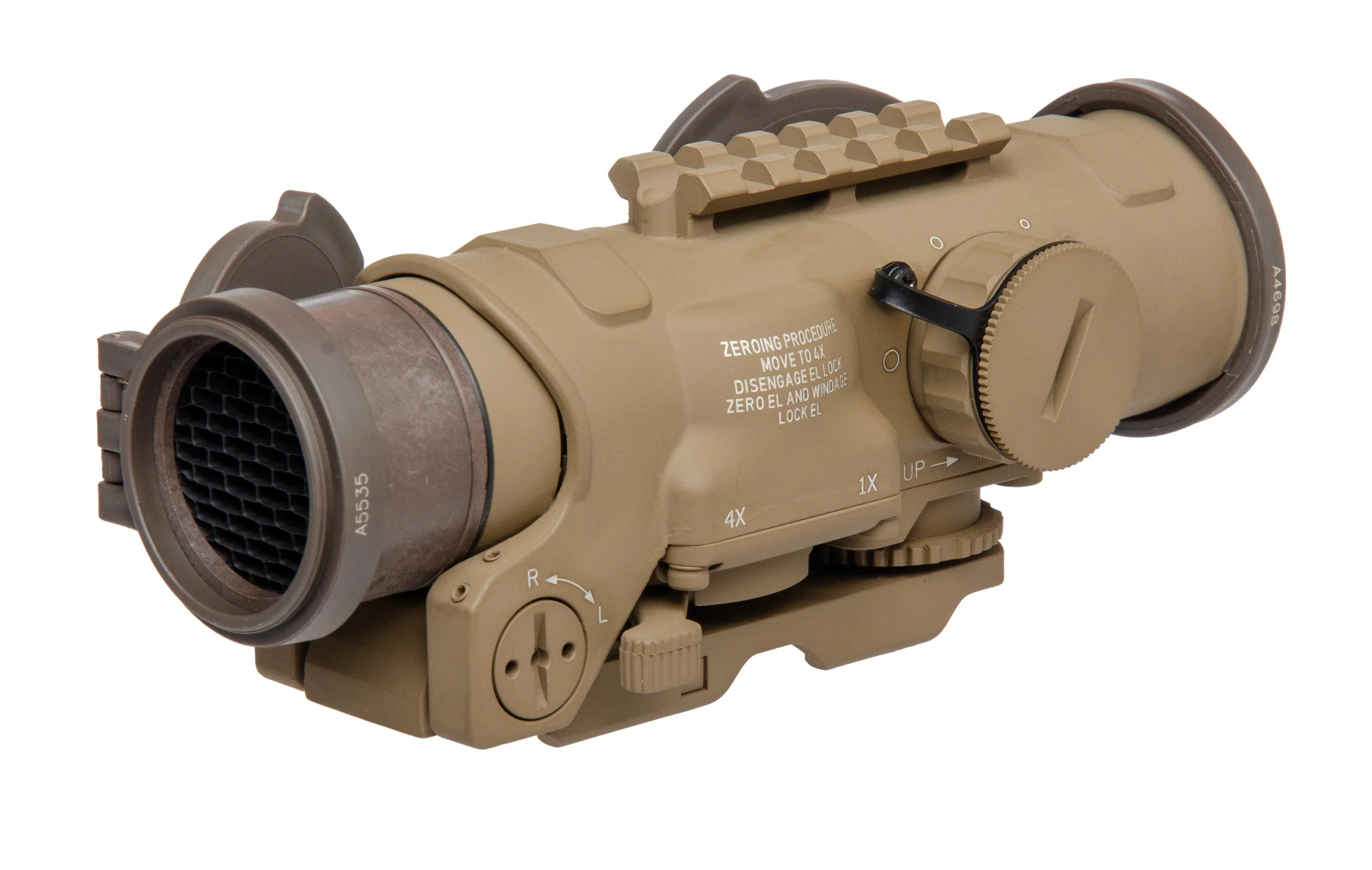 ELCAN SpecterDR Rifle Scope 5.56 DFOV4-T265-C10 1x-4x Tan – Night