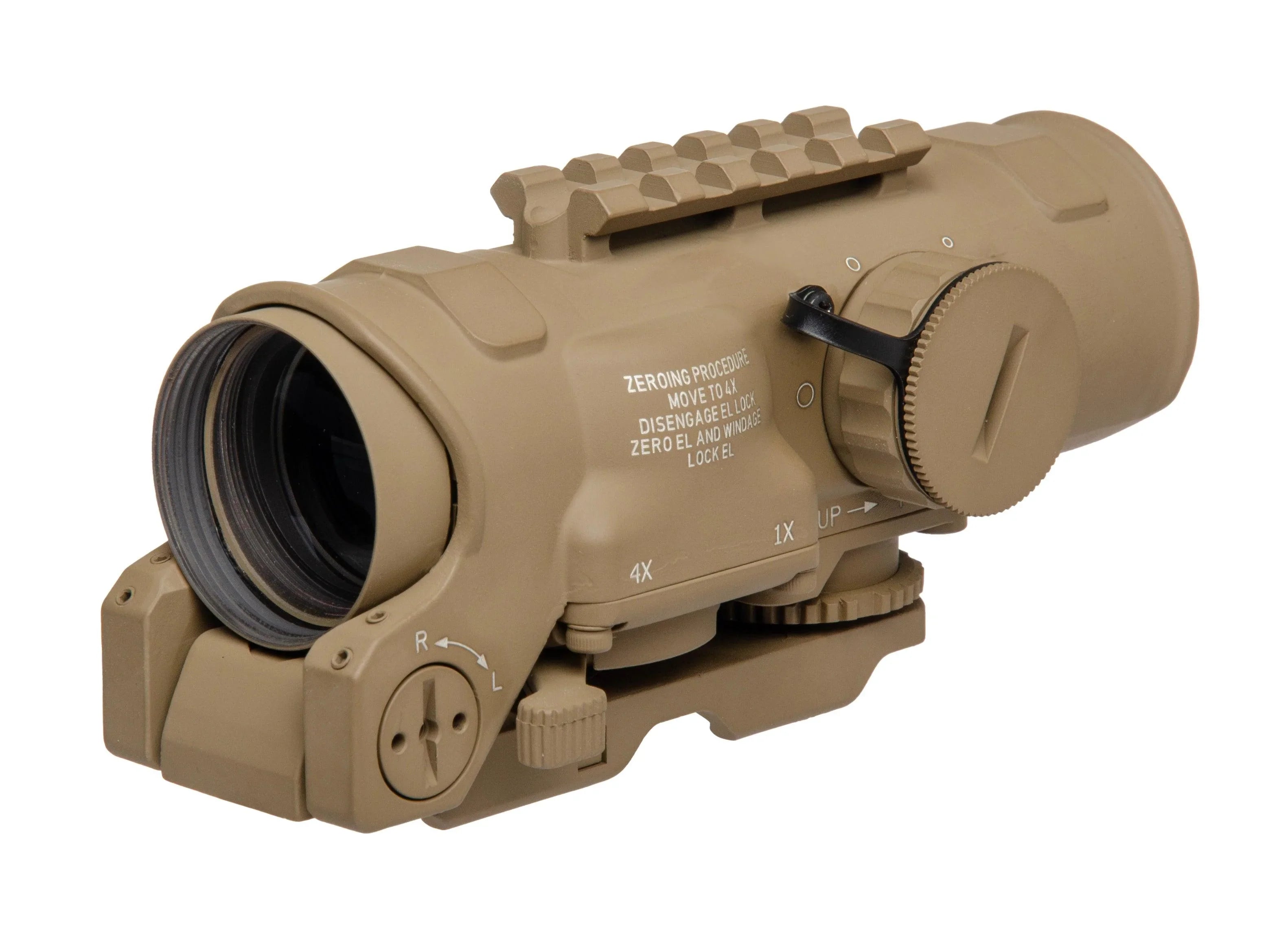 ELCAN SpecterDR Rifle Scope 5.56 DFOV4-T265-C10 1x-4x Tan – Night