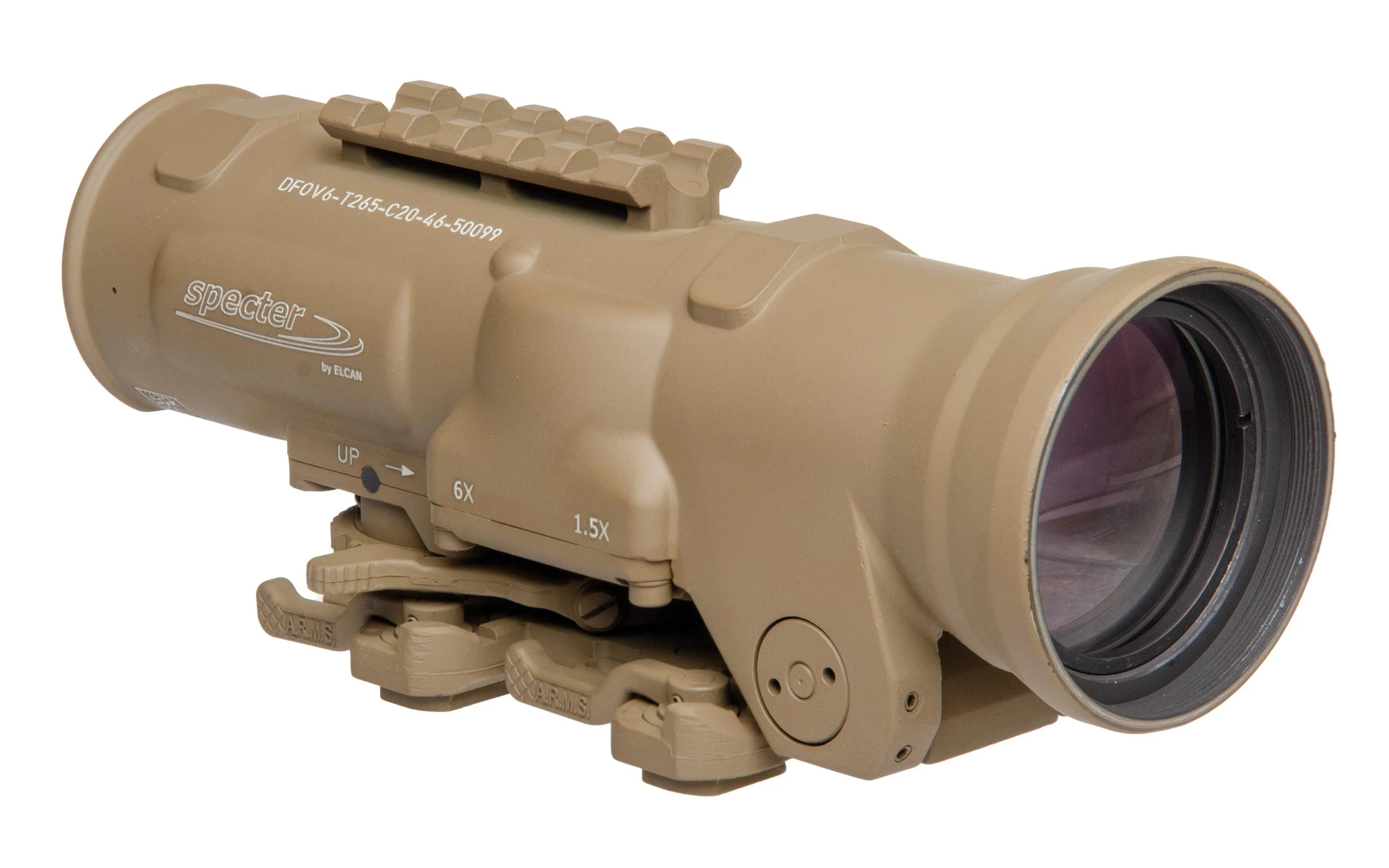ELCAN SpecterDR Rifle Scope 5.56 DFOV6-T265-C10 1.5x-6x Tan