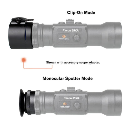 Fusion Thermal Recon 55XR 640 Clip-on Thermal Scope 55mm - Night Vision Universe
