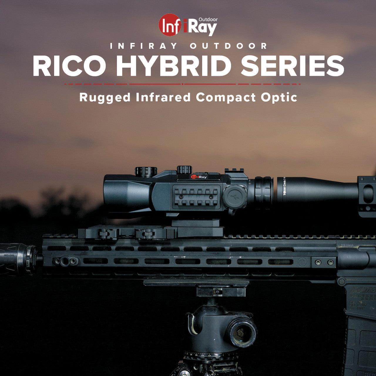 InfiRay Outdoor RICO HYBRID HYH50W 640 50mm 3X Thermal Scope/Clip On Sight - NVU