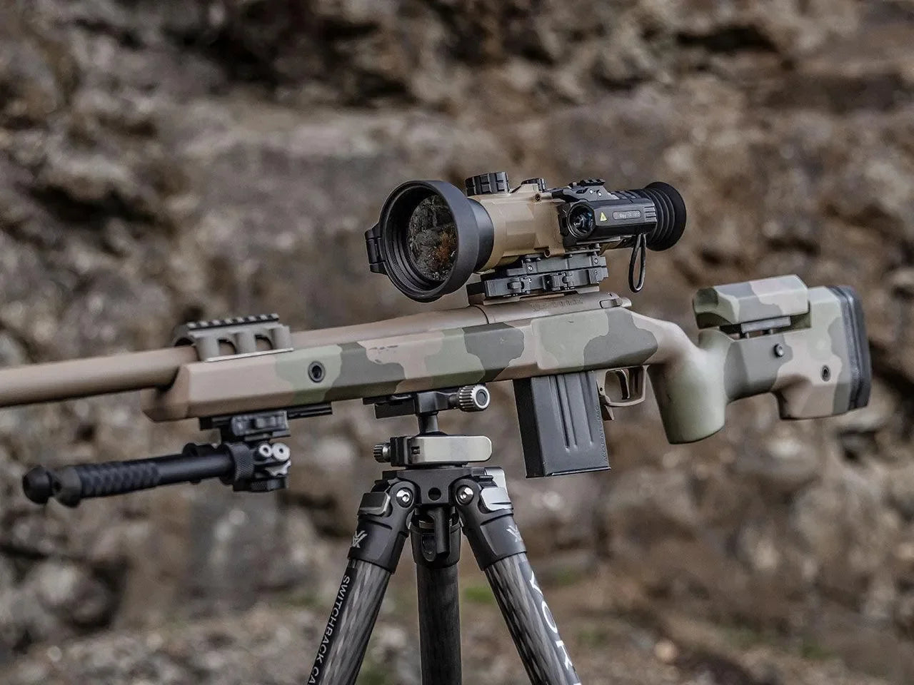 InfiRay Outdoor RICO HYBRID HYH75W 640 75mm 4X Thermal Scope/Clip On Sight - DEMO 🔥FREE LRF🔥 - Night Vision Universe