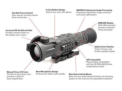 InfiRay Outdoor RICO Mk1 640 12 Micron 3X 50mm Thermal Sight RH50V2 🔥DEMO🔥 - Night Vision Universe