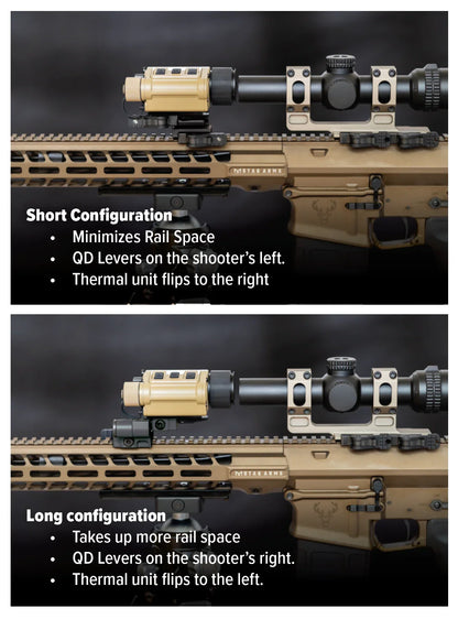 iRayUSA ADM Flip-to-side Mount for RICO MICRO AC55 - Night Vision Universe