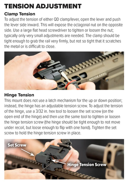 iRayUSA ADM Flip-to-side Mount for RICO MICRO AC55 - Night Vision Universe