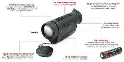 Nocpix LUMI H35 Compact Thermal Monocular 640 - Night Vision Universe