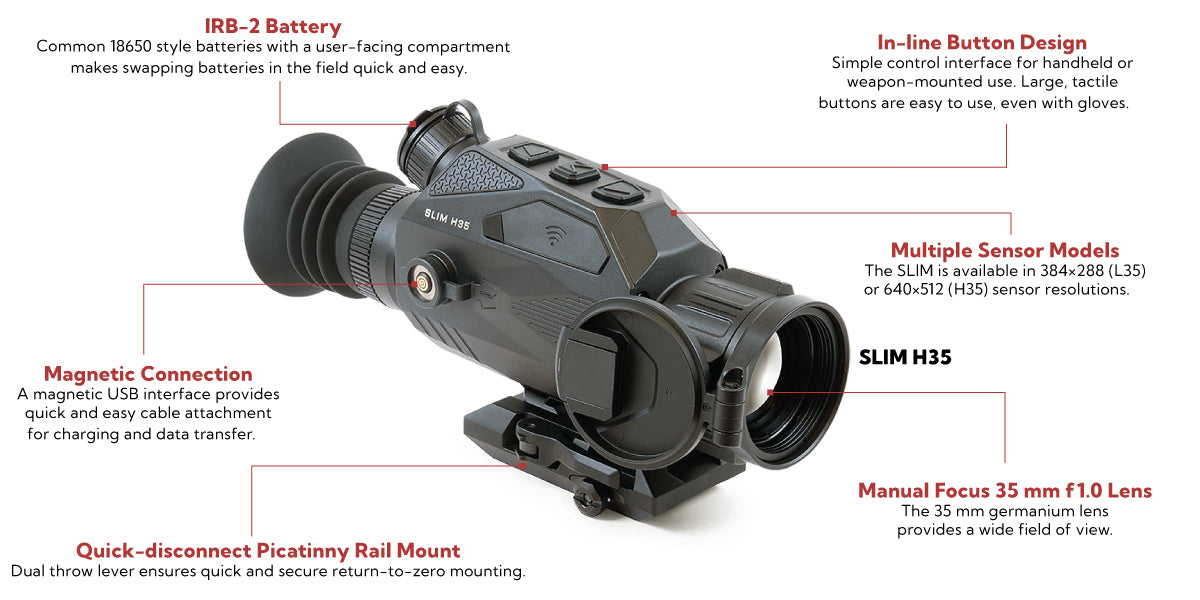 Nocpix SLIM Multi-Function Thermal Optic H35 640