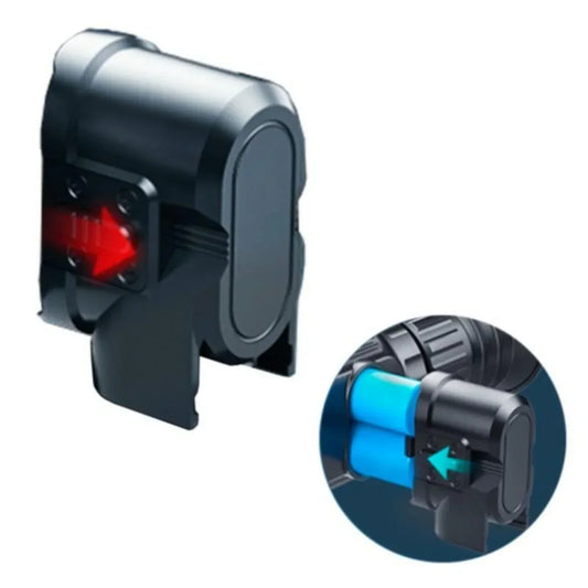 Extended battery cap for night vision optics with detail of battery installation